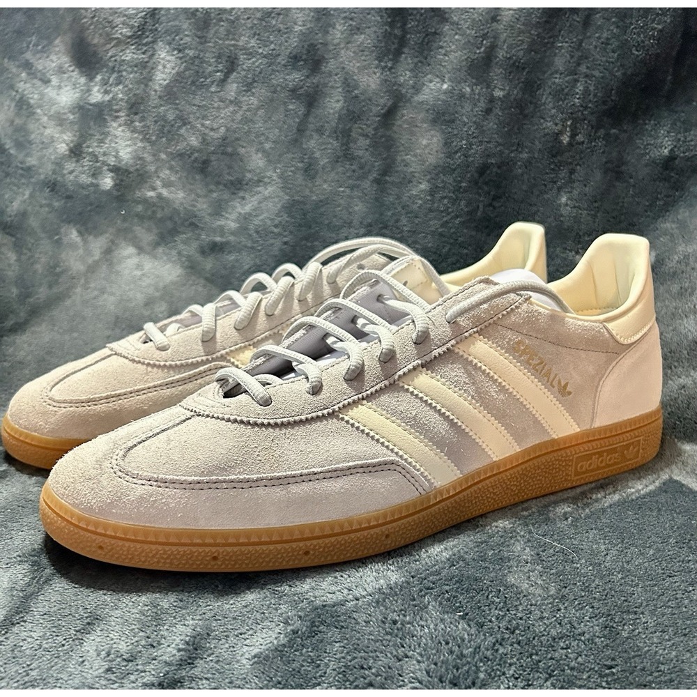 adidas Men's Handball Spezial Grey Cream Size 14